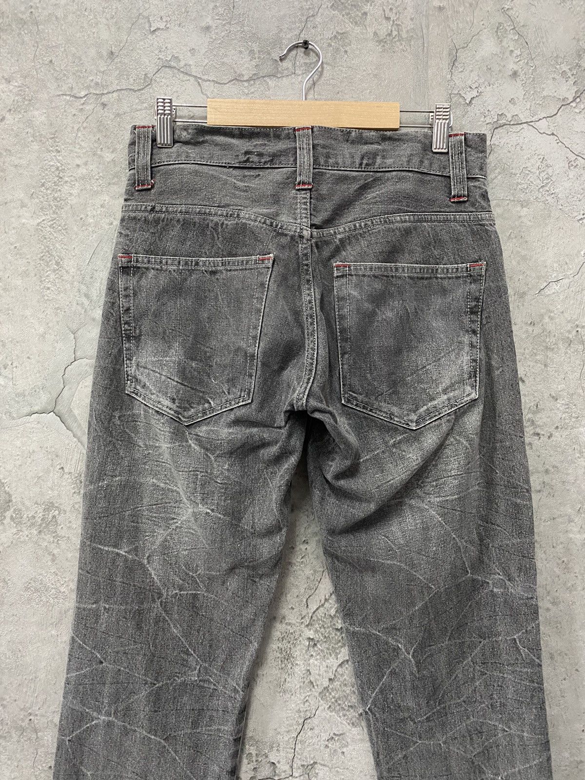 Designer × Japanese Brand × Vintage Japan Brand Wild Life Poem Printed Denim Pants Vintage Size US 30 / EU 46 - 9 Thumbnail