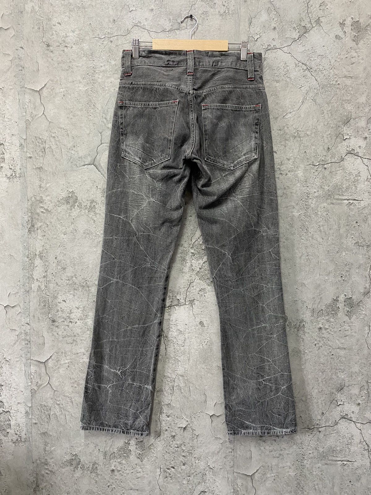 Designer × Japanese Brand × Vintage Japan Brand Wild Life Poem Printed Denim Pants Vintage Size US 30 / EU 46 - 2 Thumbnail