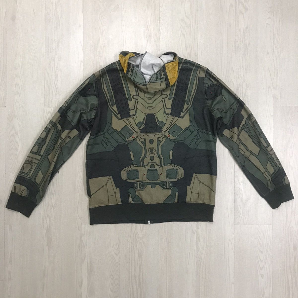Halo × Japanese Brand × Vintage 💥RARE💥 Halo 3 Anime Hoodie Overprint Xbox Microsoft Gaming Size US M / EU 48-50 / 2 - 6 Thumbnail