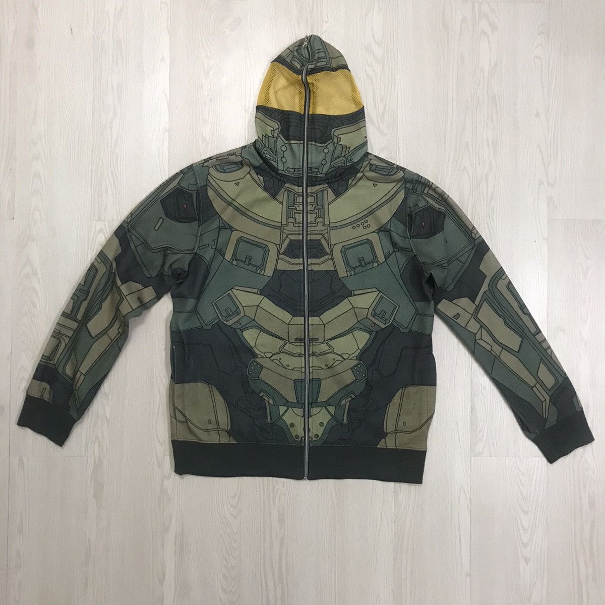 Halo × Japanese Brand × Vintage 💥RARE💥 Halo 3 Anime Hoodie Overprint Xbox Microsoft Gaming Size US M / EU 48-50 / 2 - 2 Thumbnail