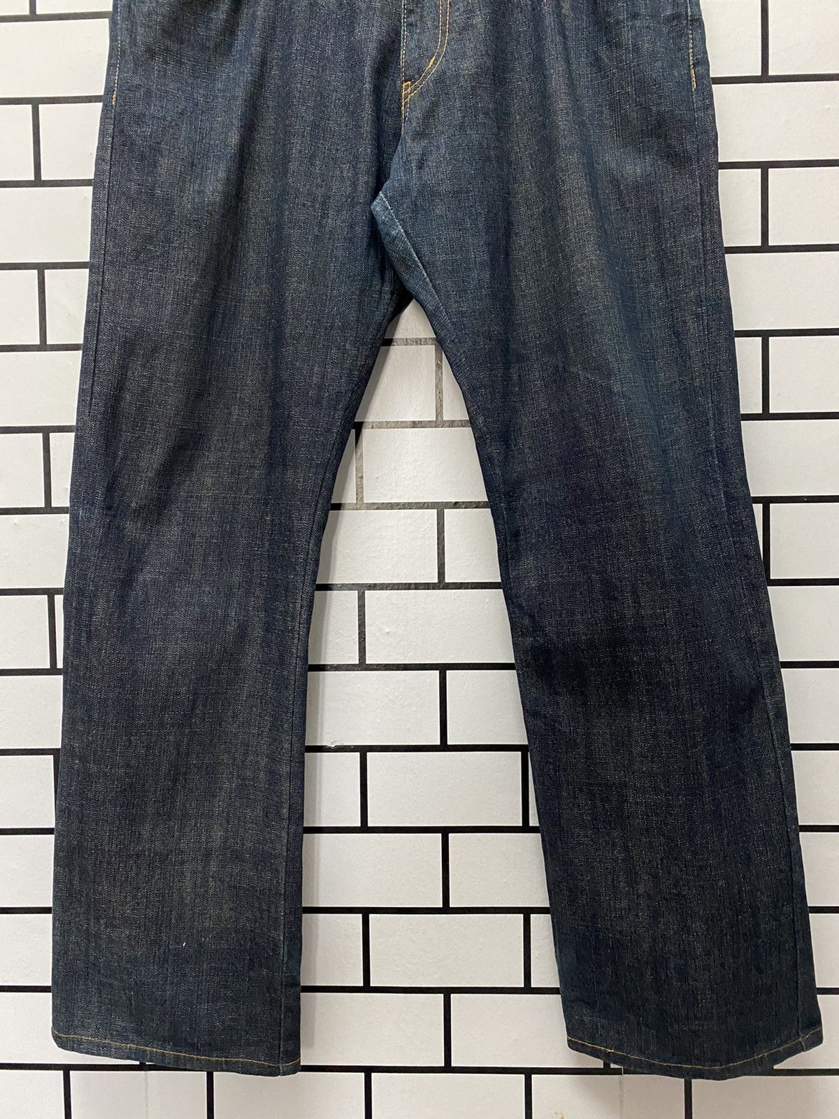 Japanese Brand JUVENILE DELINQUENT X Japan Blue Reconstructed Denim Pants Size US 38 / EU 54 - 6 Thumbnail