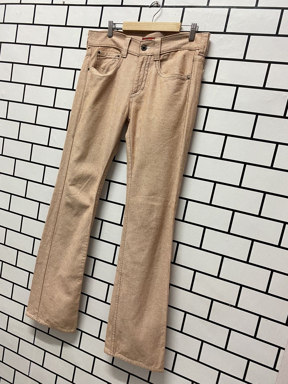291295=Homme 291295=Homme Japan Big Tab Flared Pants Size US 32 / EU 48 - 3 Thumbnail