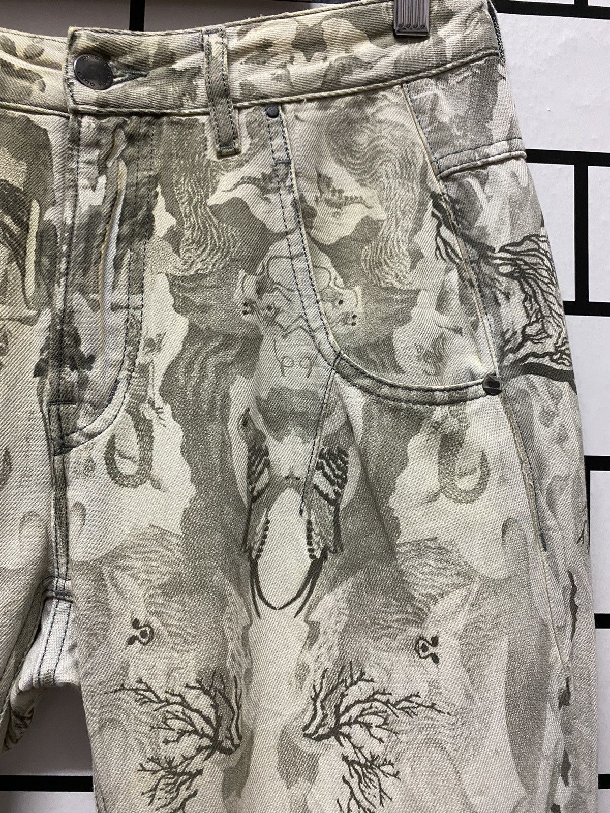 Diesel Vintage Diesel psychedelic Art Printed Pants Size US 29 - 9 Thumbnail