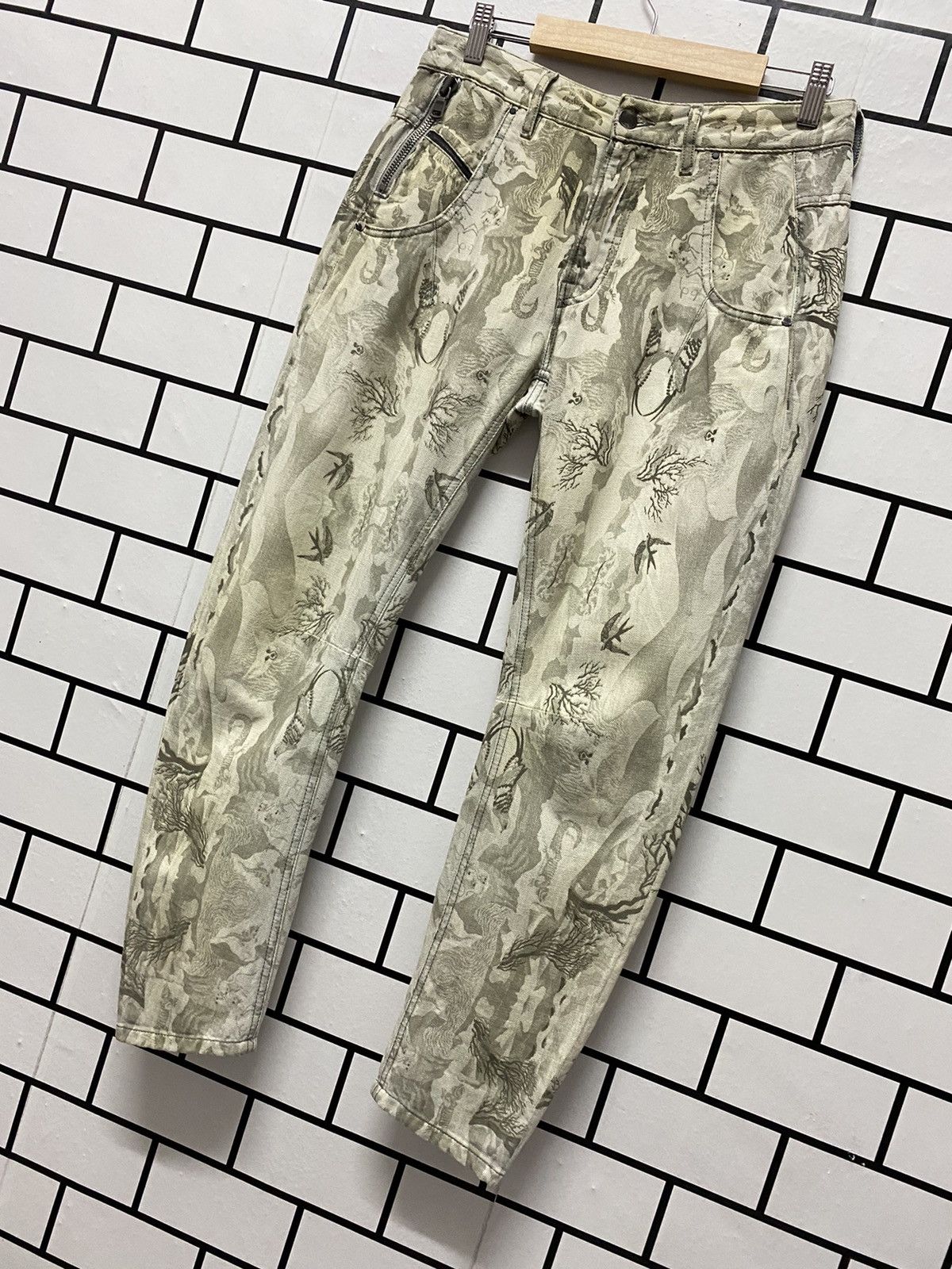 Diesel Vintage Diesel psychedelic Art Printed Pants Size US 29 - 3 Thumbnail