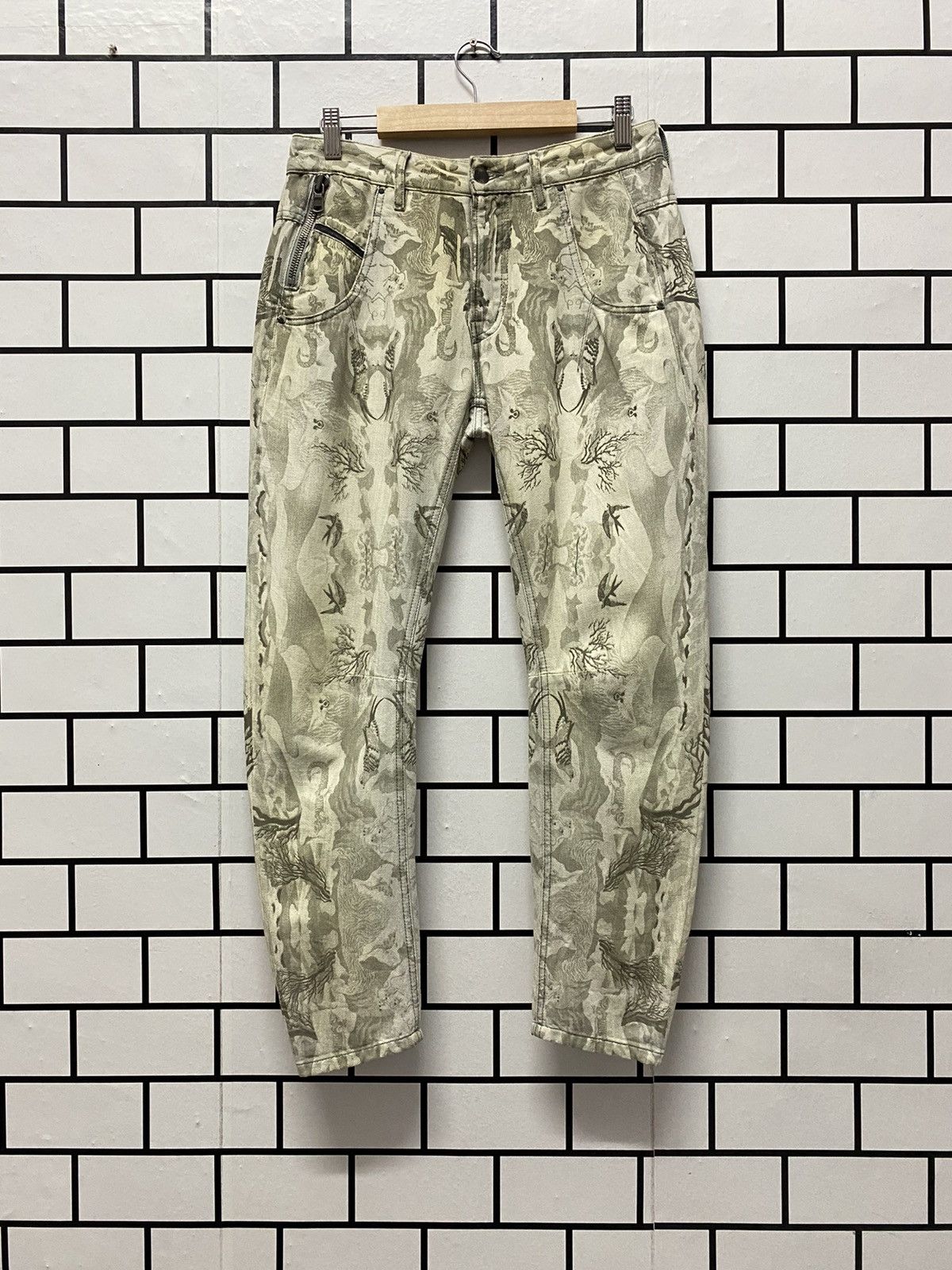 Diesel Vintage Diesel psychedelic Art Printed Pants Size US 29 - 1 Thumbnail