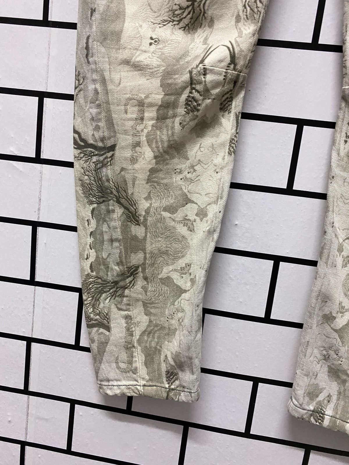 Diesel Vintage Diesel psychedelic Art Printed Pants Size US 29 - 15 Thumbnail
