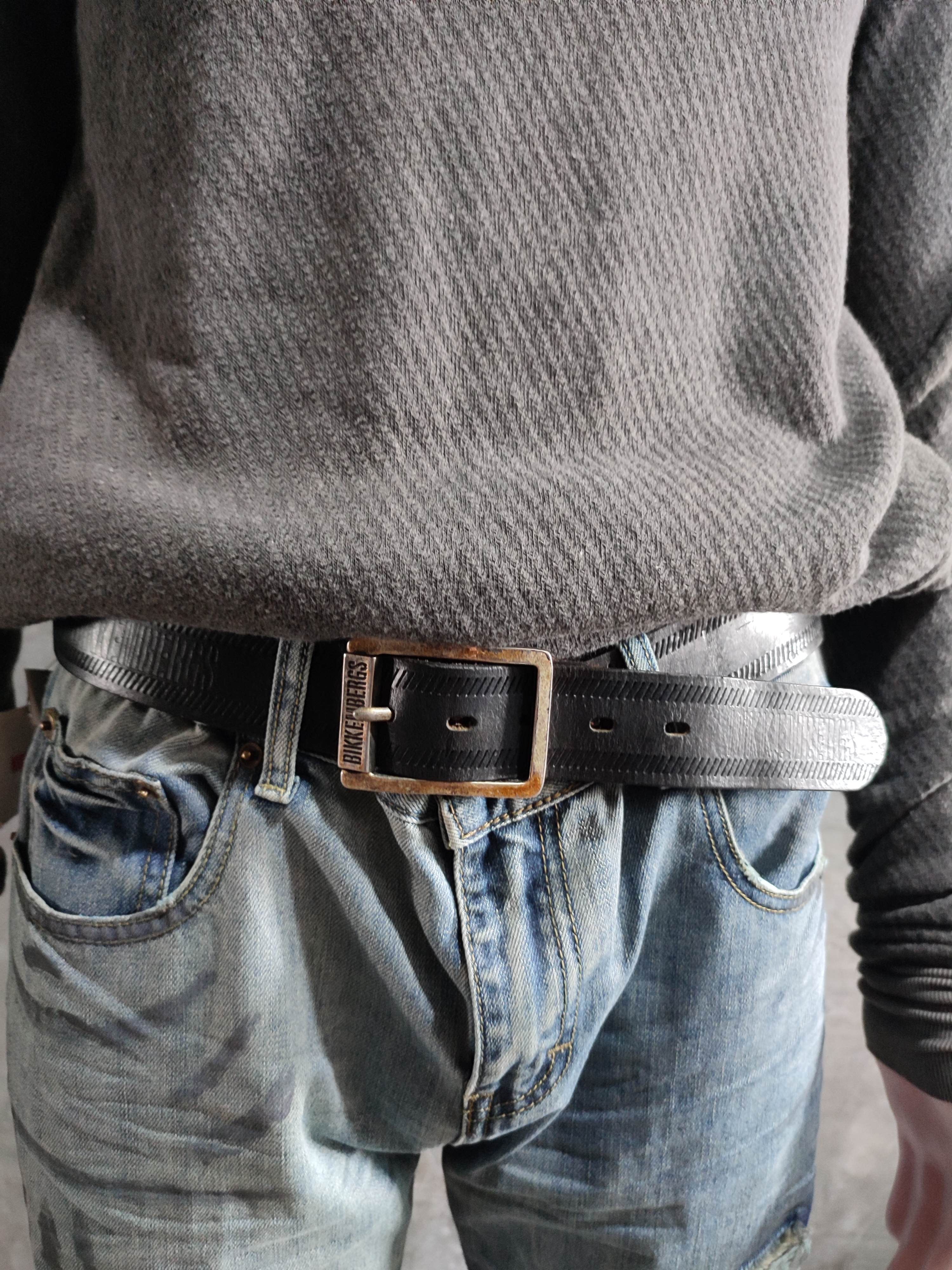 Dirk Bikkembergs 🔥Bikkembergs Black Leather Belt Size ONE SIZE - 7 Thumbnail