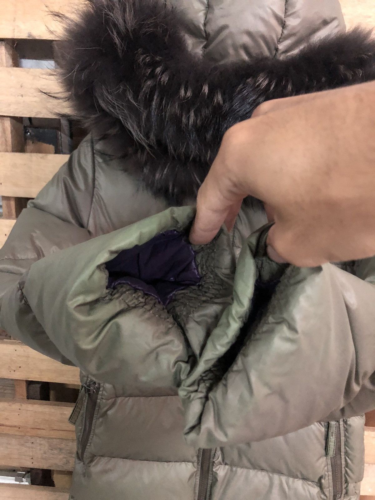 Japanese Brand Duvetica Puffer Jacket Fur Rare Hoodie Design Italy Made Size US XS / EU 42 / 0 - 7 Thumbnail