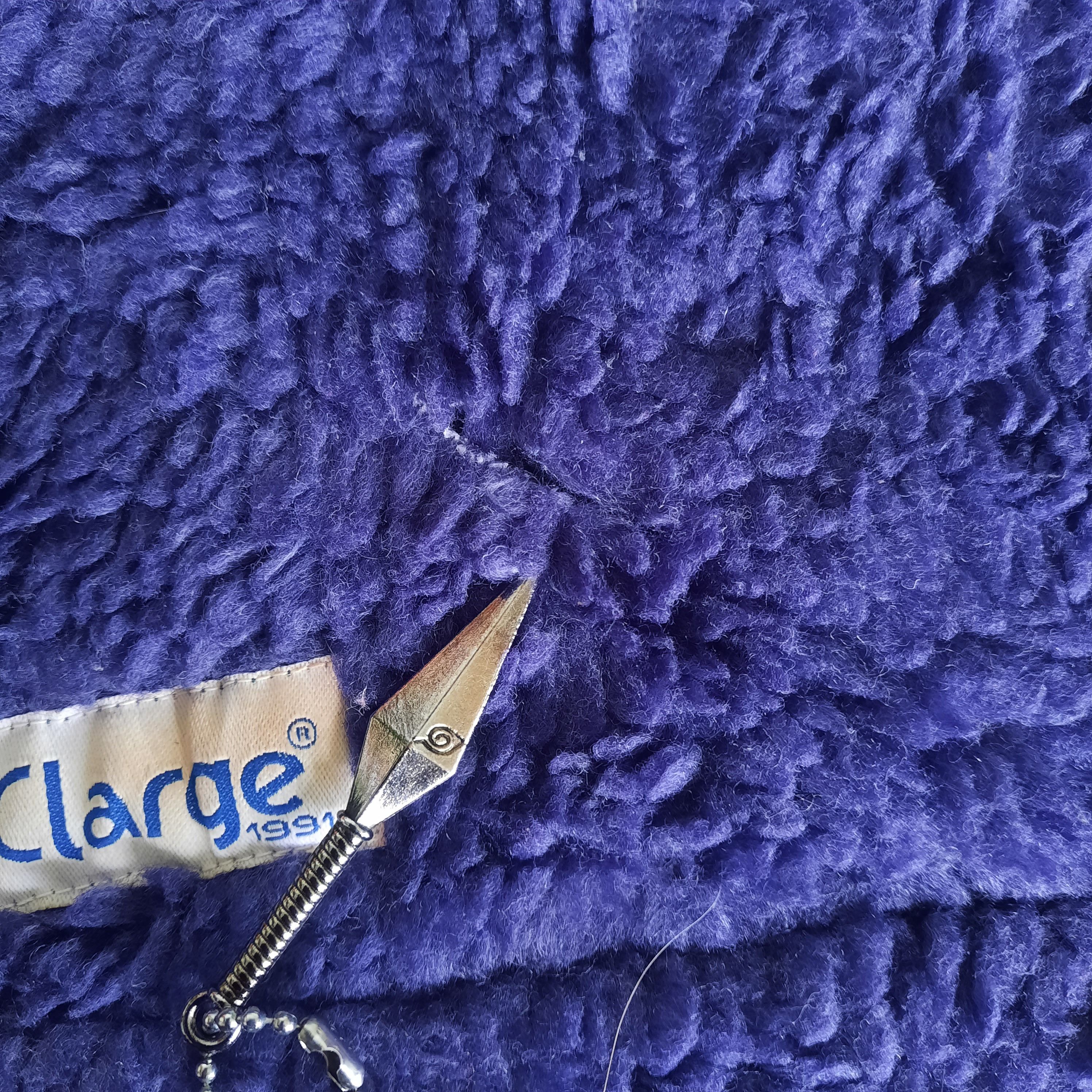 Xlarge 🔥Vintage 90s xlarge distressed sherpa hoodie jacket Size US L / EU 52-54 / 3 - 4 Thumbnail