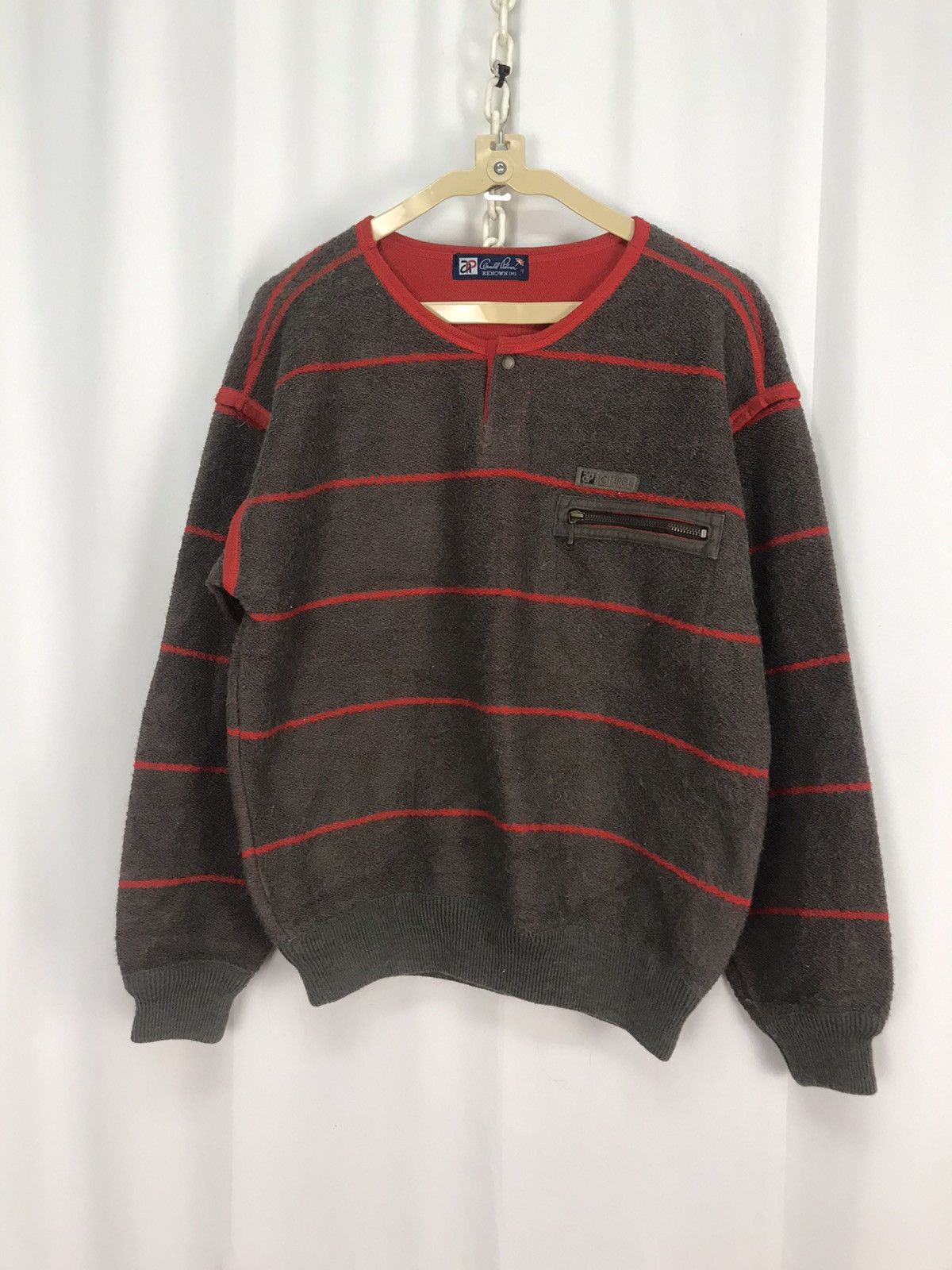 Japanese Brand × Vintage Vintage Arnold Palmer wool knit sweatshirt Size US M / EU 48-50 / 2 - 7 Thumbnail