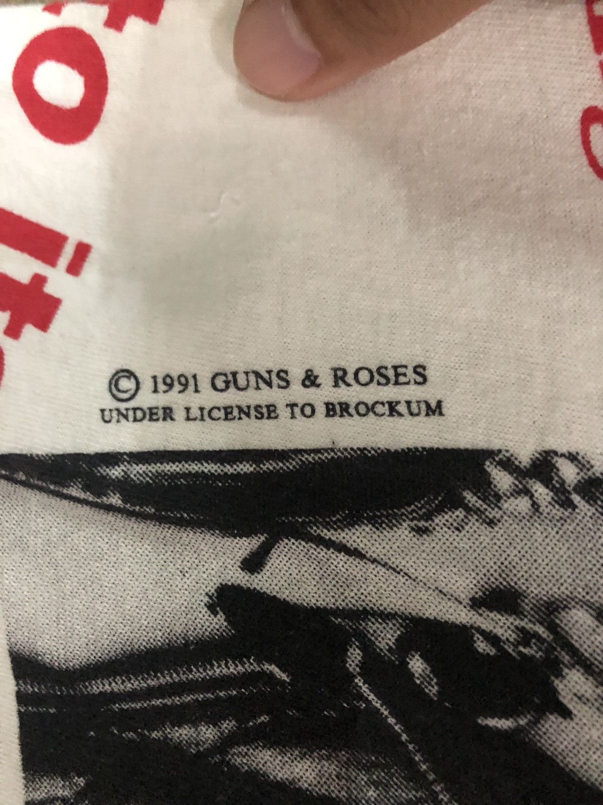Brockum × Guns N' Roses Super Rare Vintage 1991 Guns & Roses All Overprint Size US M / EU 48-50 / 2 - 14 Thumbnail