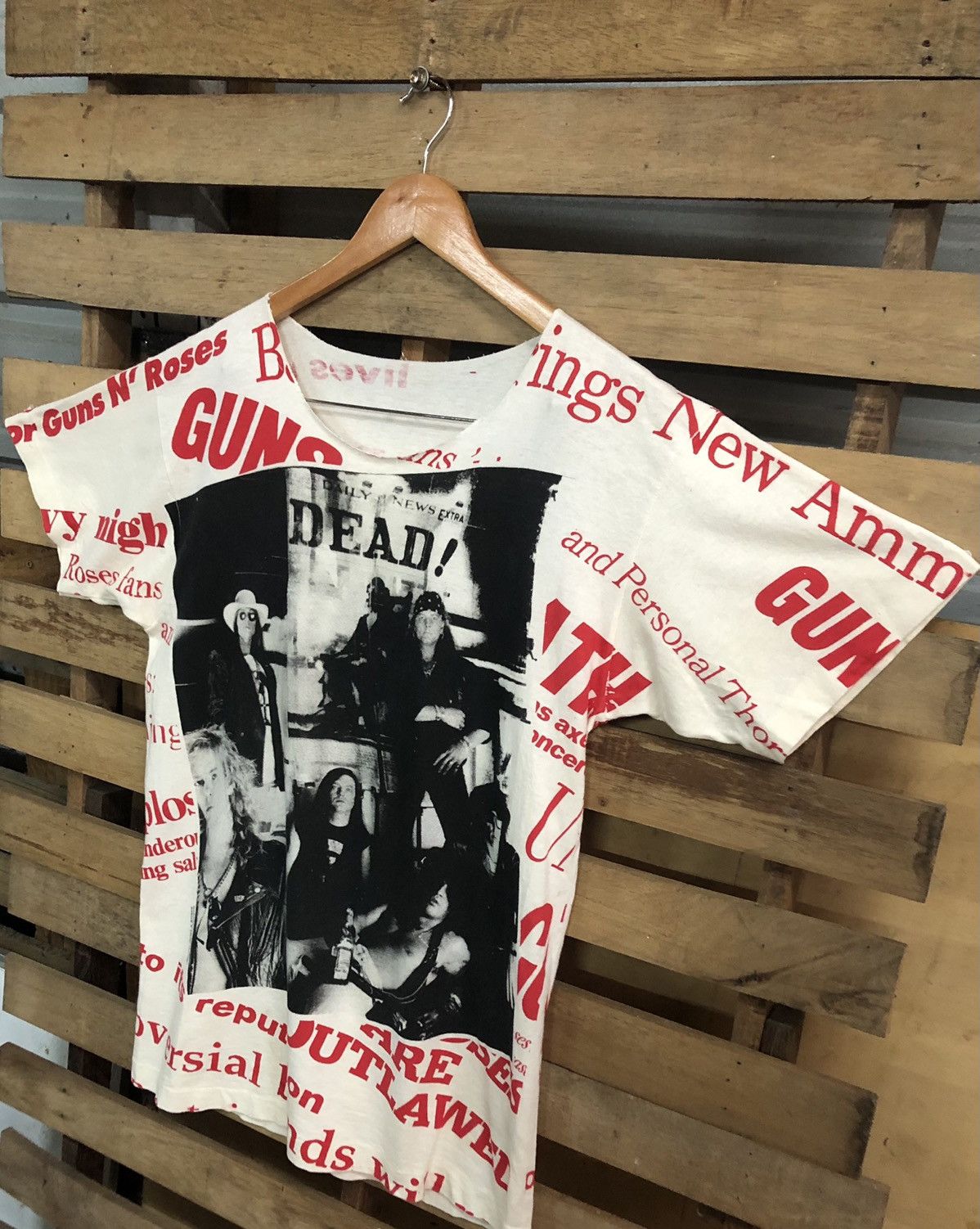 Brockum × Guns N' Roses Super Rare Vintage 1991 Guns & Roses All Overprint Size US M / EU 48-50 / 2 - 4 Thumbnail