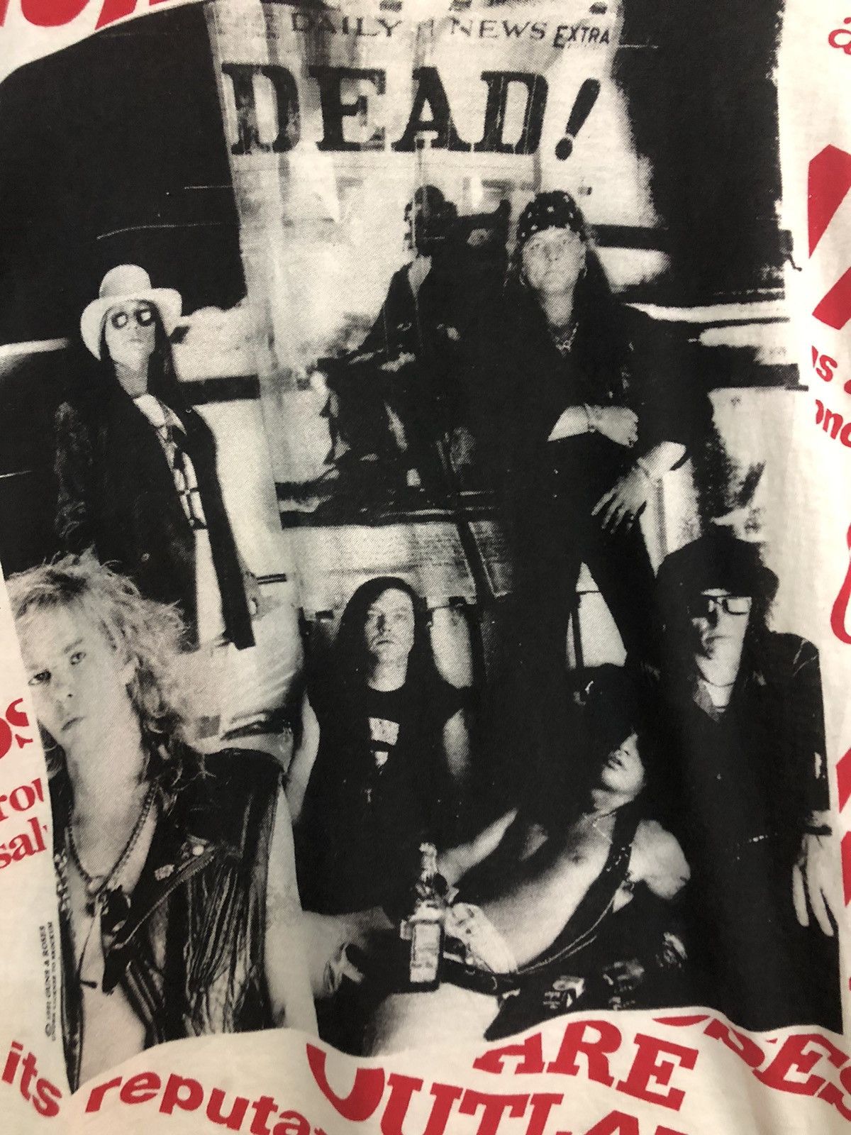 Brockum × Guns N' Roses Super Rare Vintage 1991 Guns & Roses All Overprint Size US M / EU 48-50 / 2 - 13 Thumbnail