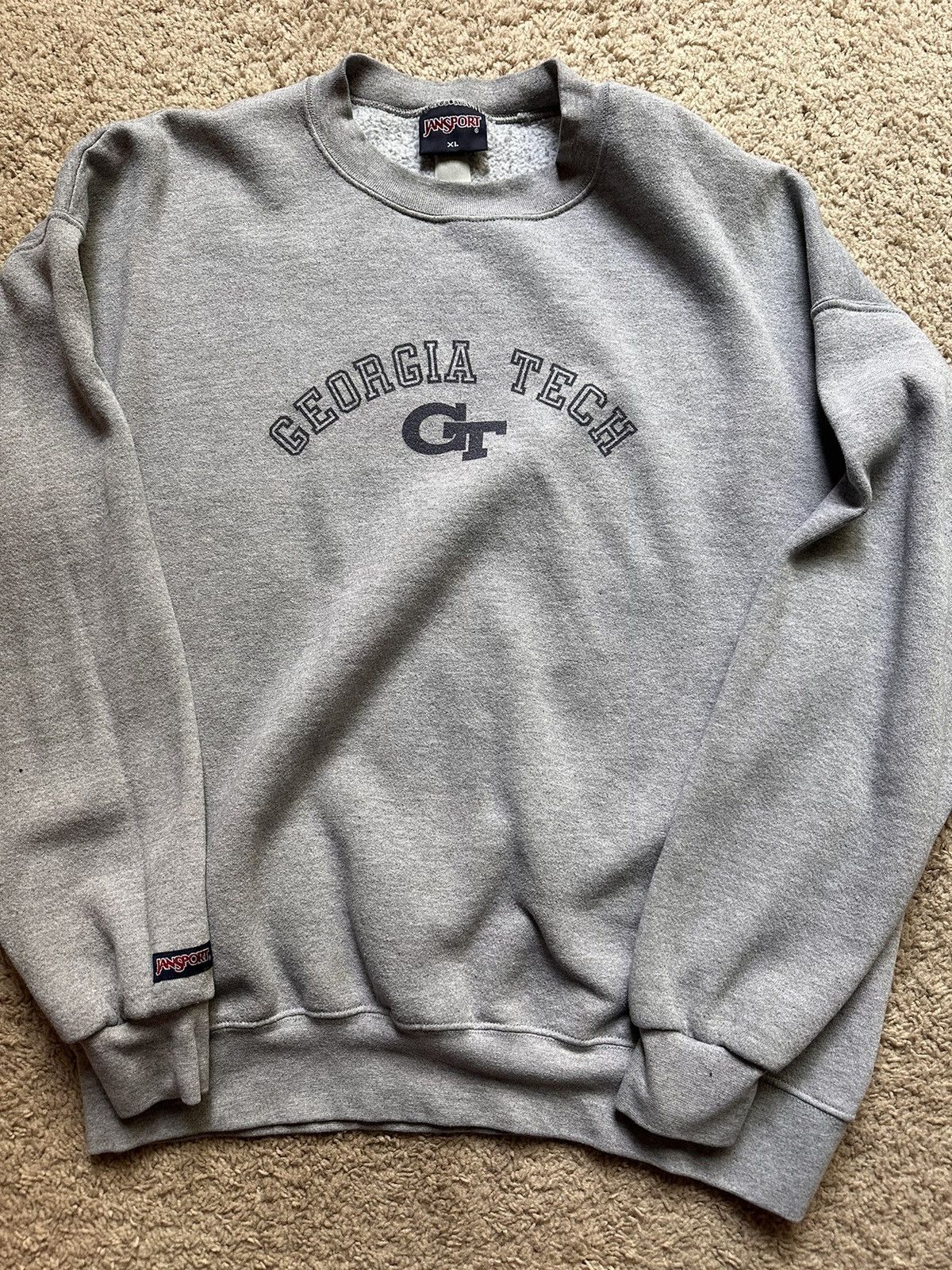 Jansport × Vintage Vintage Georgia Tech Crewneck Size US XL / EU 56 / 4 - 1 Thumbnail
