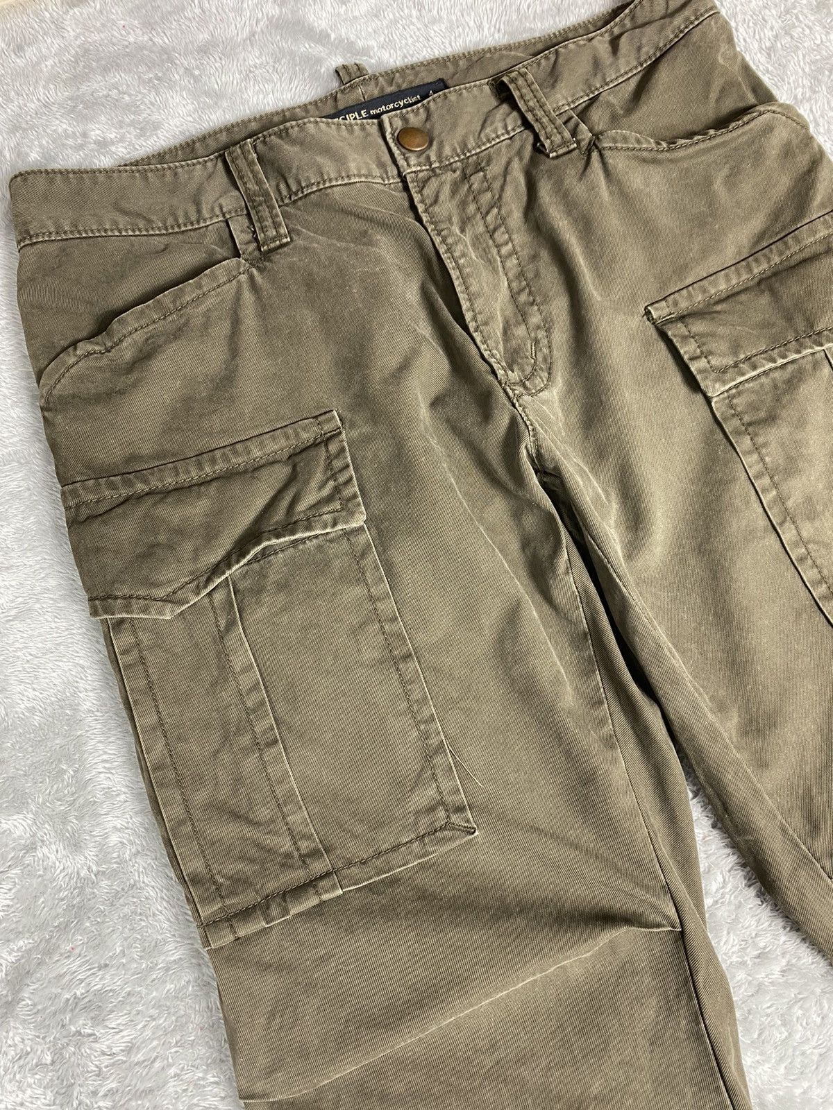 Other Disciple Motorcyclist Cargo Zipper Pants. S0242 Size US 32 / EU 48 - 4 Thumbnail