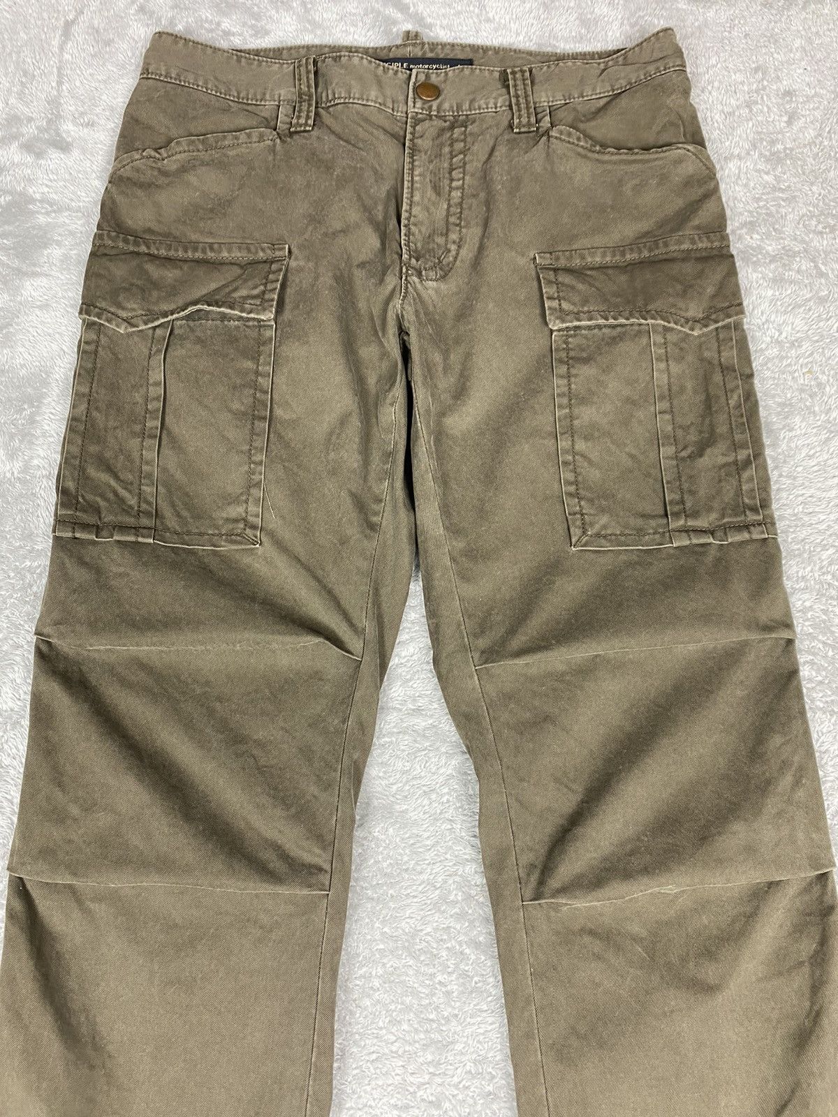 Other Disciple Motorcyclist Cargo Zipper Pants. S0242 Size US 32 / EU 48 - 3 Thumbnail