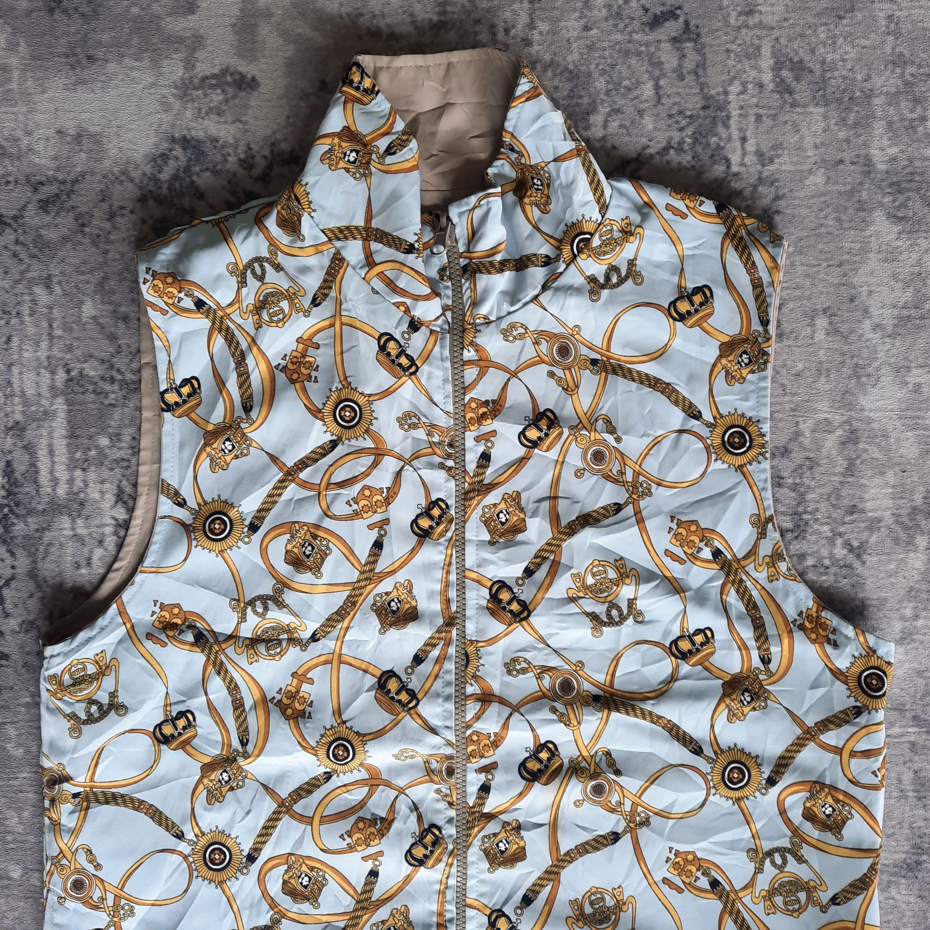 Japanese Brand 🔥Vintage baroque design full print reversible west Size US M / EU 48-50 / 2 - 3 Thumbnail