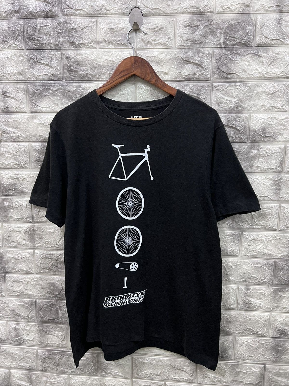 image of Brooklyn Machine Works Tee in Black, Men's (Size Large)