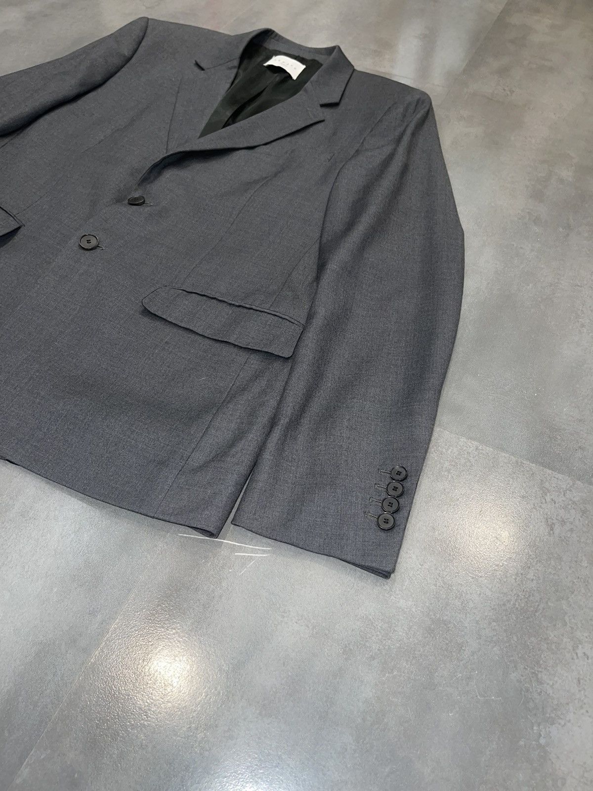 Sandro Sandro Wool Grey Blazer Size US L / EU 52-54 / 3 - 5 Thumbnail