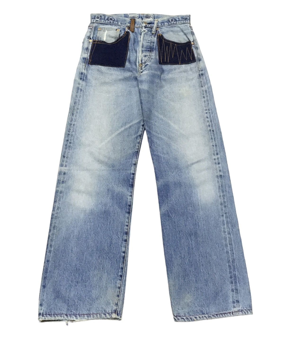 If Six Was Nine × Studio D'Artisan Vintage Japanese Brand Studio D'artisan Selvedge Jeans 1990s Size US 29 - 2 Thumbnail