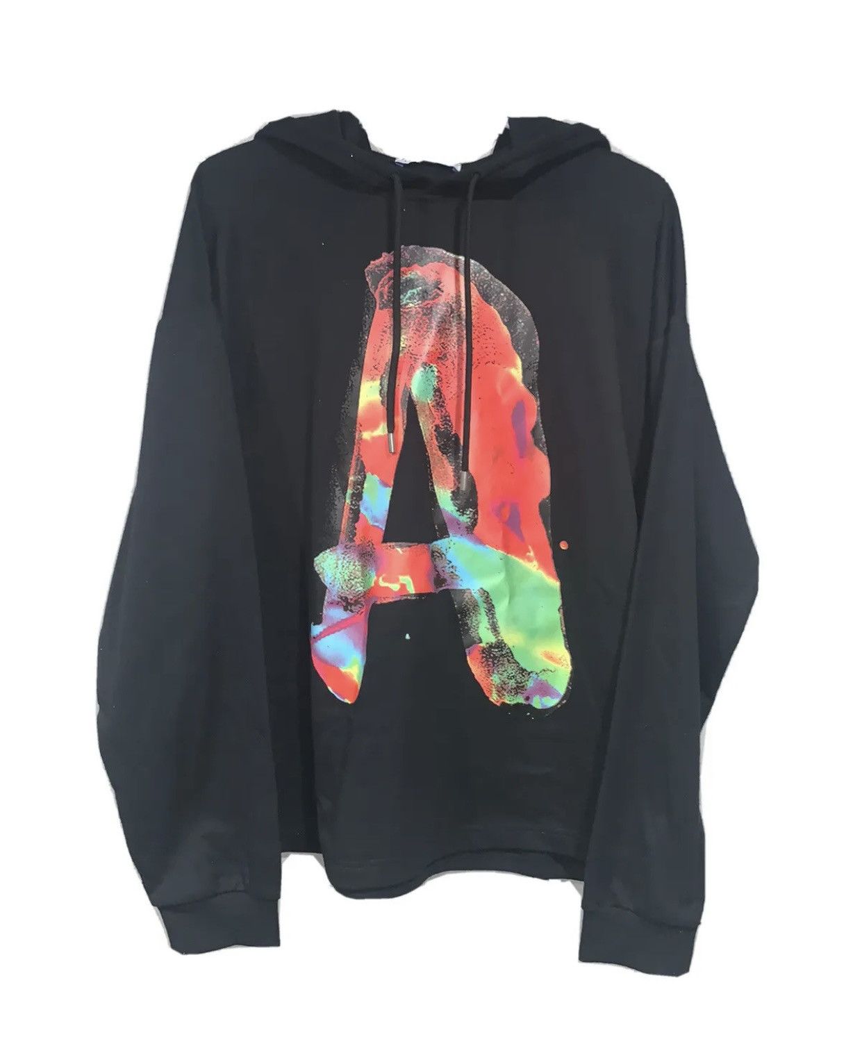 image of 1017 Alyx 9Sm x Alyx Visual Logo Hoodie Sweater Medium Graphic Spellout in Black, Men's