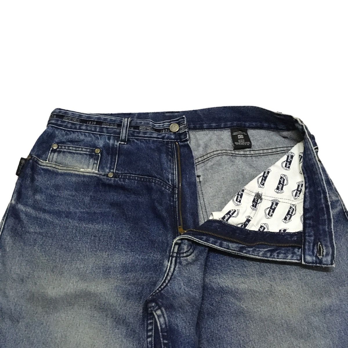 If Six Was Nine × Pelle Pelle Rare Design Vintage Brand Pelle Pelle Baggy Jeans 1990s Size US 36 / EU 52 - 8 Thumbnail