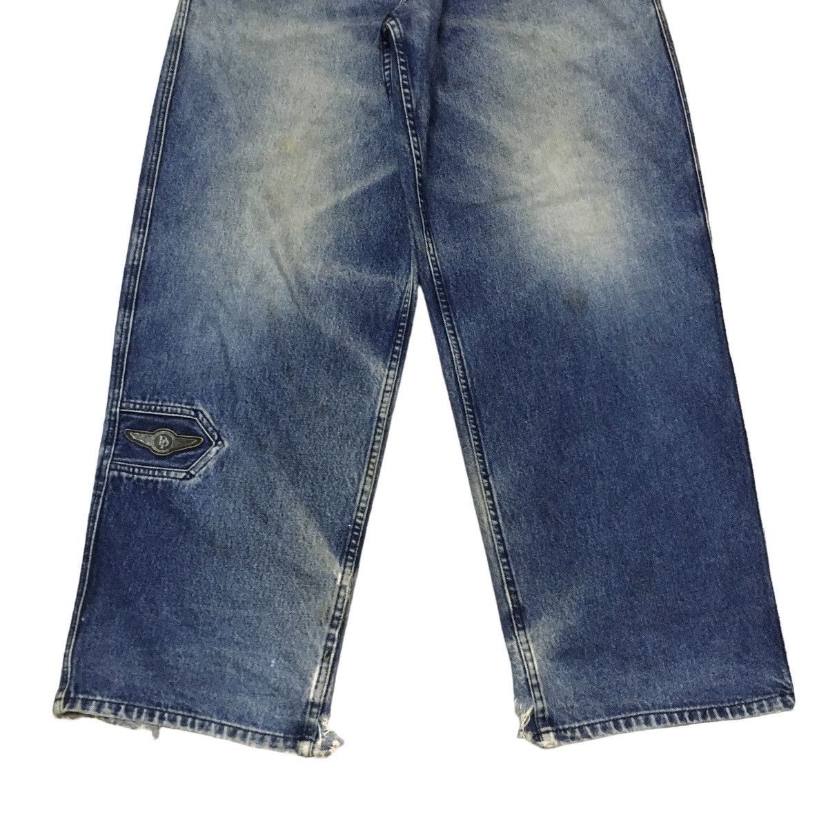 If Six Was Nine × Pelle Pelle Rare Design Vintage Brand Pelle Pelle Baggy Jeans 1990s Size US 36 / EU 52 - 5 Thumbnail