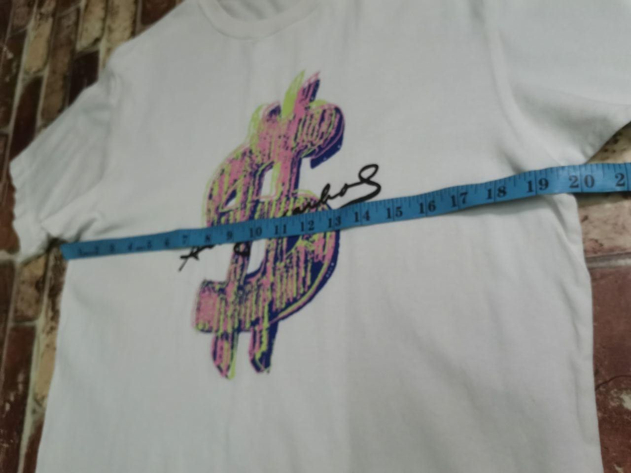 Andy Warhol × Uniqlo × Vintage Andy Warhol Dollar Sign Pop Art Tee T Shirt Size M Size US M / EU 48-50 / 2 - 5 Thumbnail