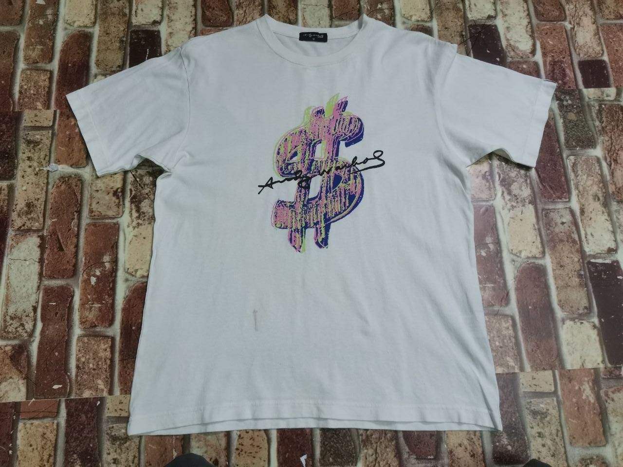Andy Warhol × Uniqlo × Vintage Andy Warhol Dollar Sign Pop Art Tee T Shirt Size M Size US M / EU 48-50 / 2 - 8 Thumbnail