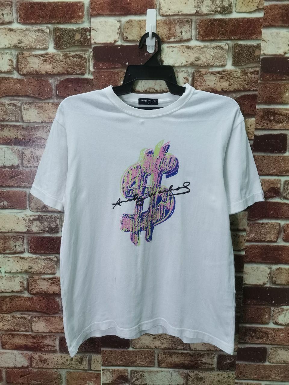 Andy Warhol × Uniqlo × Vintage Andy Warhol Dollar Sign Pop Art Tee T Shirt Size M Size US M / EU 48-50 / 2 - 1 Thumbnail