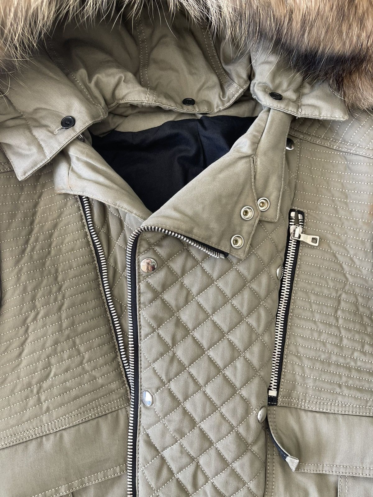 Balmain Balmain Coat Fur Hood Size US L / EU 52-54 / 3 - 4 Thumbnail