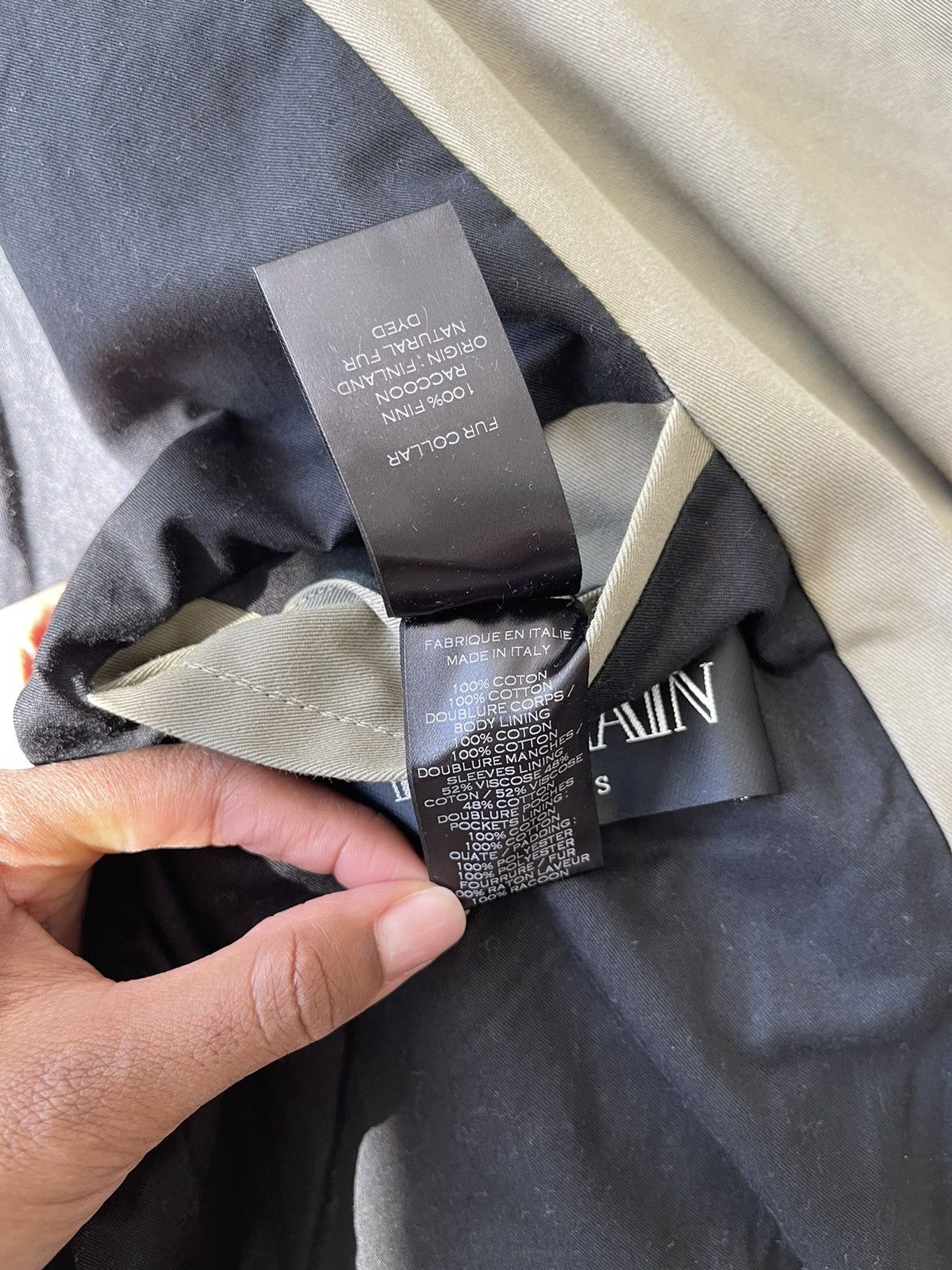 Balmain Balmain Coat Fur Hood Size US L / EU 52-54 / 3 - 10 Thumbnail