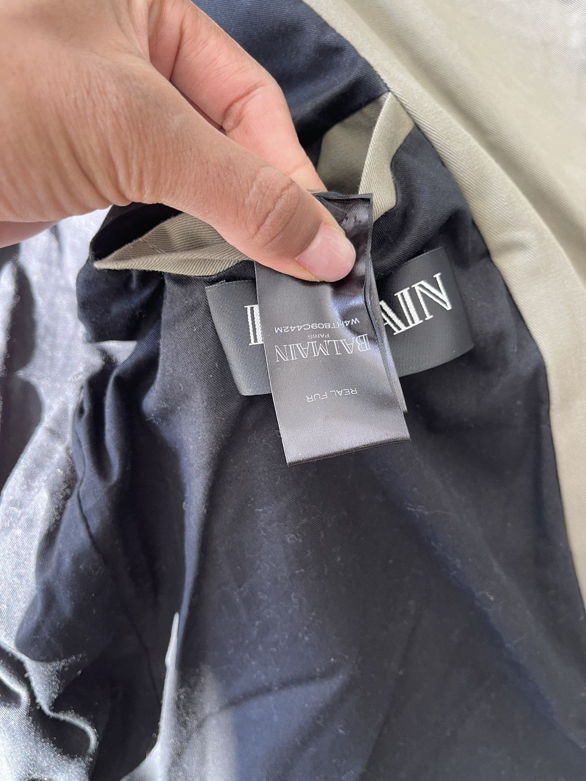Balmain Balmain Coat Fur Hood Size US L / EU 52-54 / 3 - 9 Thumbnail