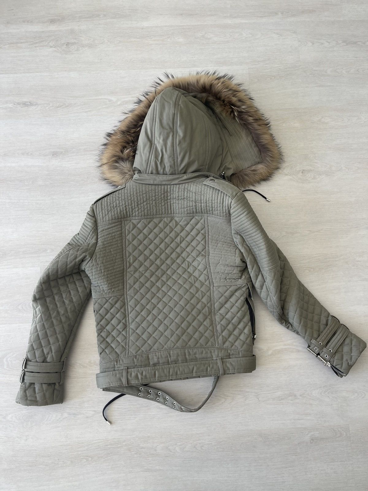 Balmain Balmain Coat Fur Hood Size US L / EU 52-54 / 3 - 7 Thumbnail