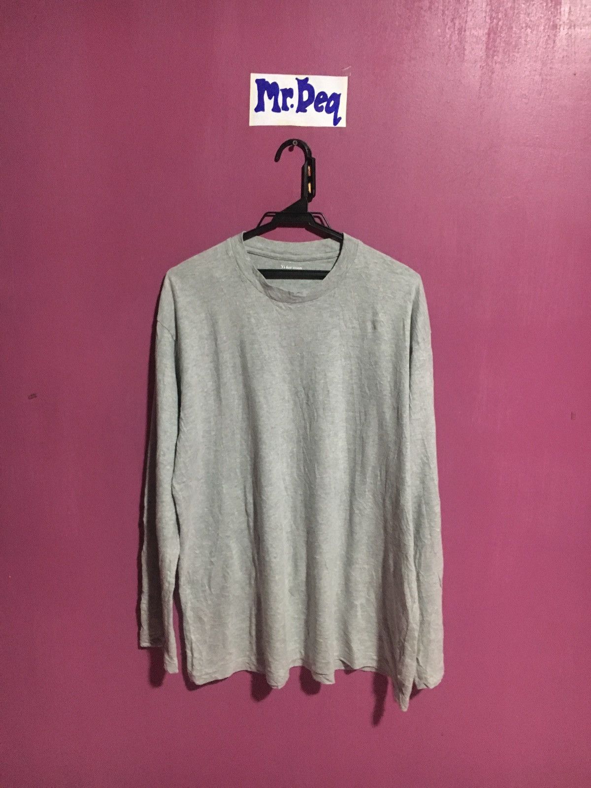Yohji Yamamoto YOHJI YAMAMOTO GREY SIZE M LONG SLEEVE JAPAN Size US M / EU 48-50 / 2 - 2 Thumbnail