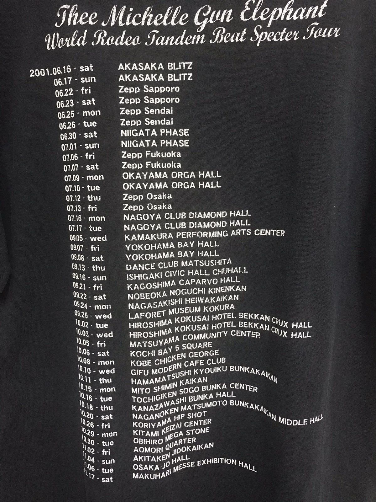 Band Tees Vintage TMGE Skull Rock Band 2001 Tour Shirt Size US M / EU 48-50 / 2 - 6 Thumbnail