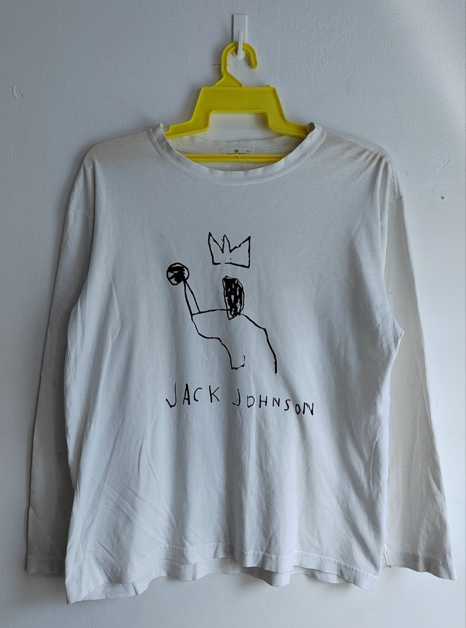 Jean-Michel Basquiat × Vintage Vintage Jean Michel Basquait Jack Johnson long sleeve tshirt Size US L / EU 52-54 / 3 - 2 Thumbnail