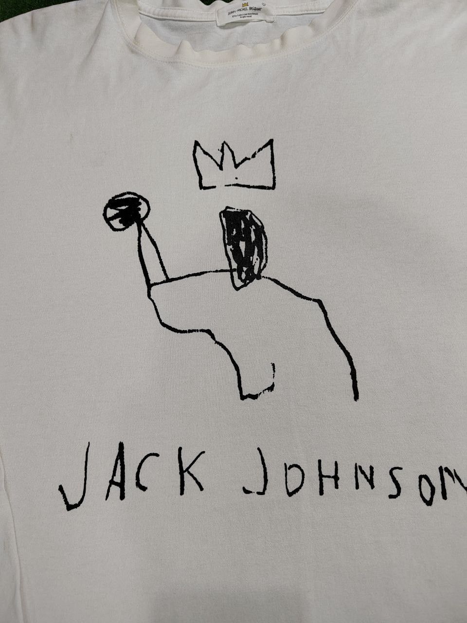 Jean-Michel Basquiat × Vintage Vintage Jean Michel Basquait Jack Johnson long sleeve tshirt Size US L / EU 52-54 / 3 - 1 Thumbnail