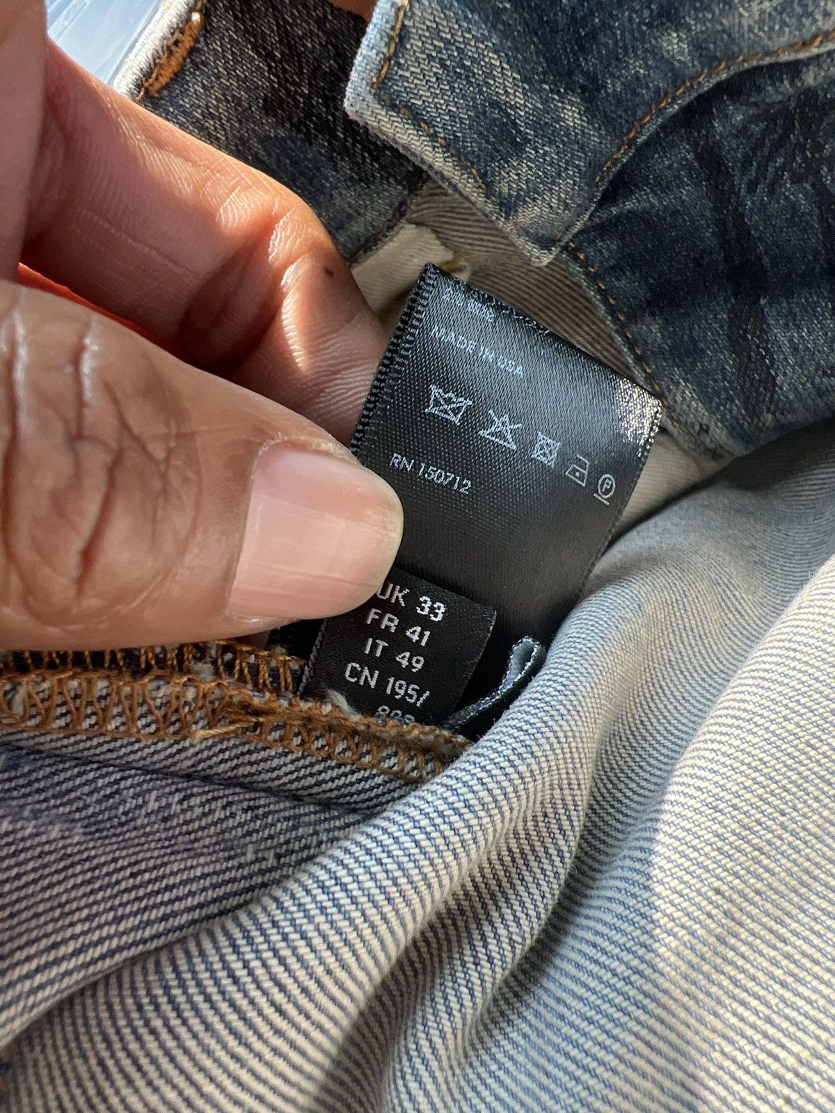 Amiri Amiri Stencil Logo Jeans Size US 33 - 9 Thumbnail
