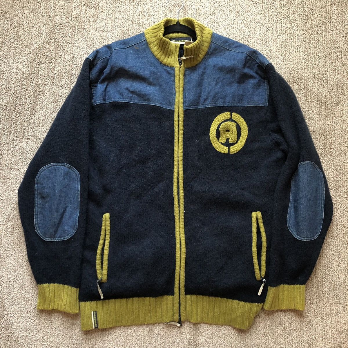 Jay-Z ROCAWEAR JAY Z 90s VINTAGE WOOL CARDIGAN COAT Size US XXL / EU 58 / 5 - 1 Thumbnail
