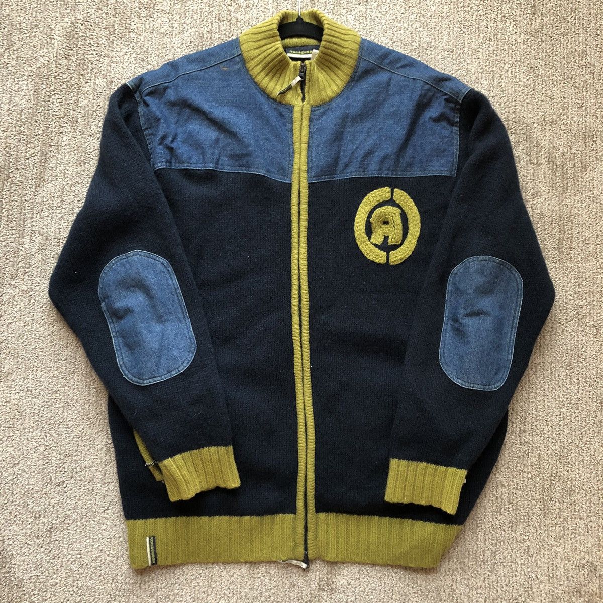 Jay-Z ROCAWEAR JAY Z 90s VINTAGE WOOL CARDIGAN COAT Size US XXL / EU 58 / 5 - 2 Thumbnail