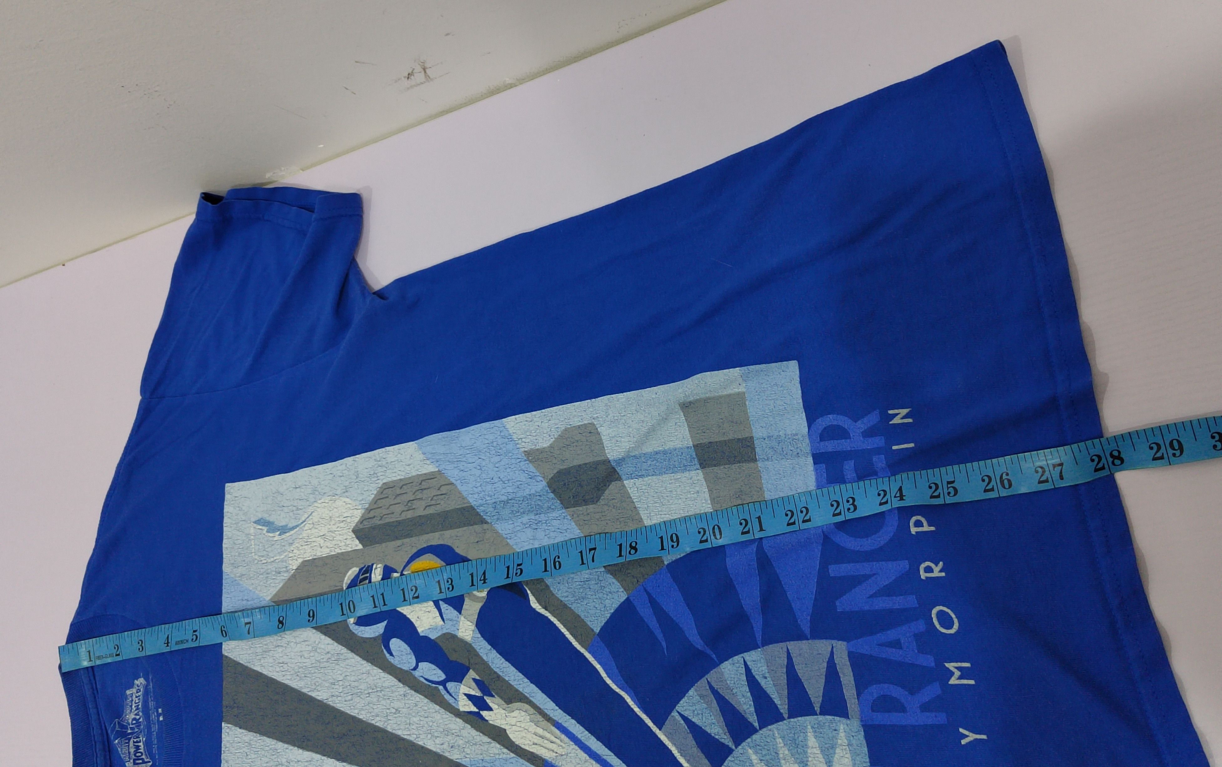 Cartoon Network × Japanese Brand × Vintage Vintage Power Rangers Blue Morphin Rare Size US M / EU 48-50 / 2 - 6 Thumbnail