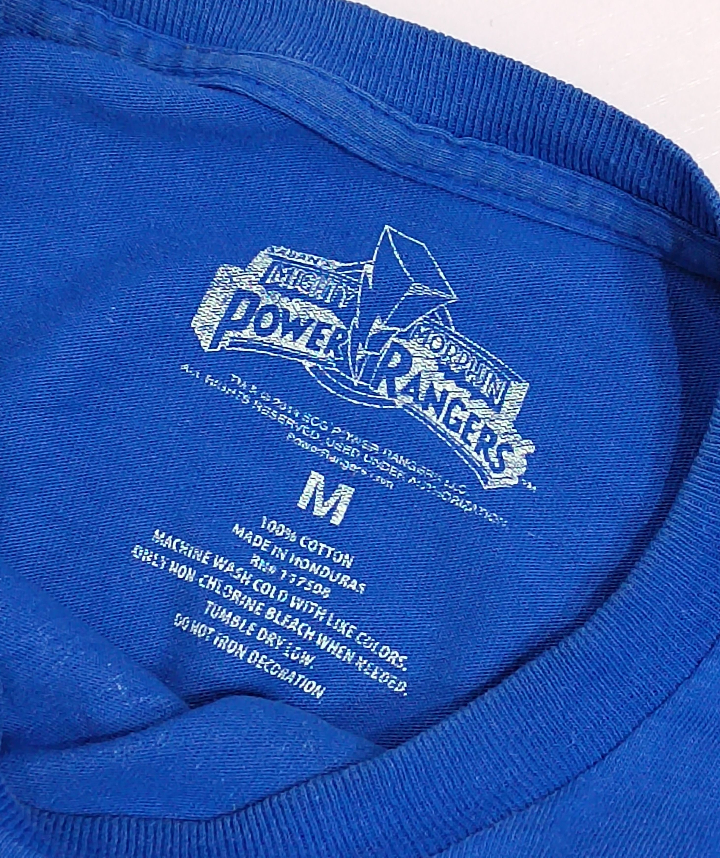 Cartoon Network × Japanese Brand × Vintage Vintage Power Rangers Blue Morphin Rare Size US M / EU 48-50 / 2 - 4 Thumbnail