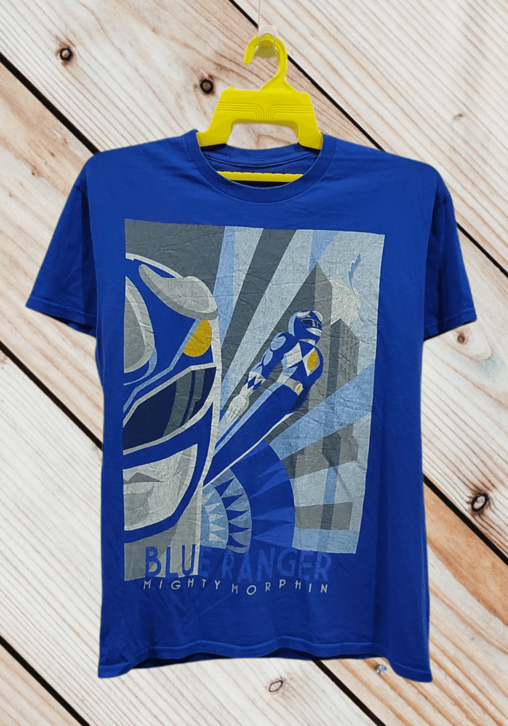 Cartoon Network × Japanese Brand × Vintage Vintage Power Rangers Blue Morphin Rare Size US M / EU 48-50 / 2 - 2 Thumbnail