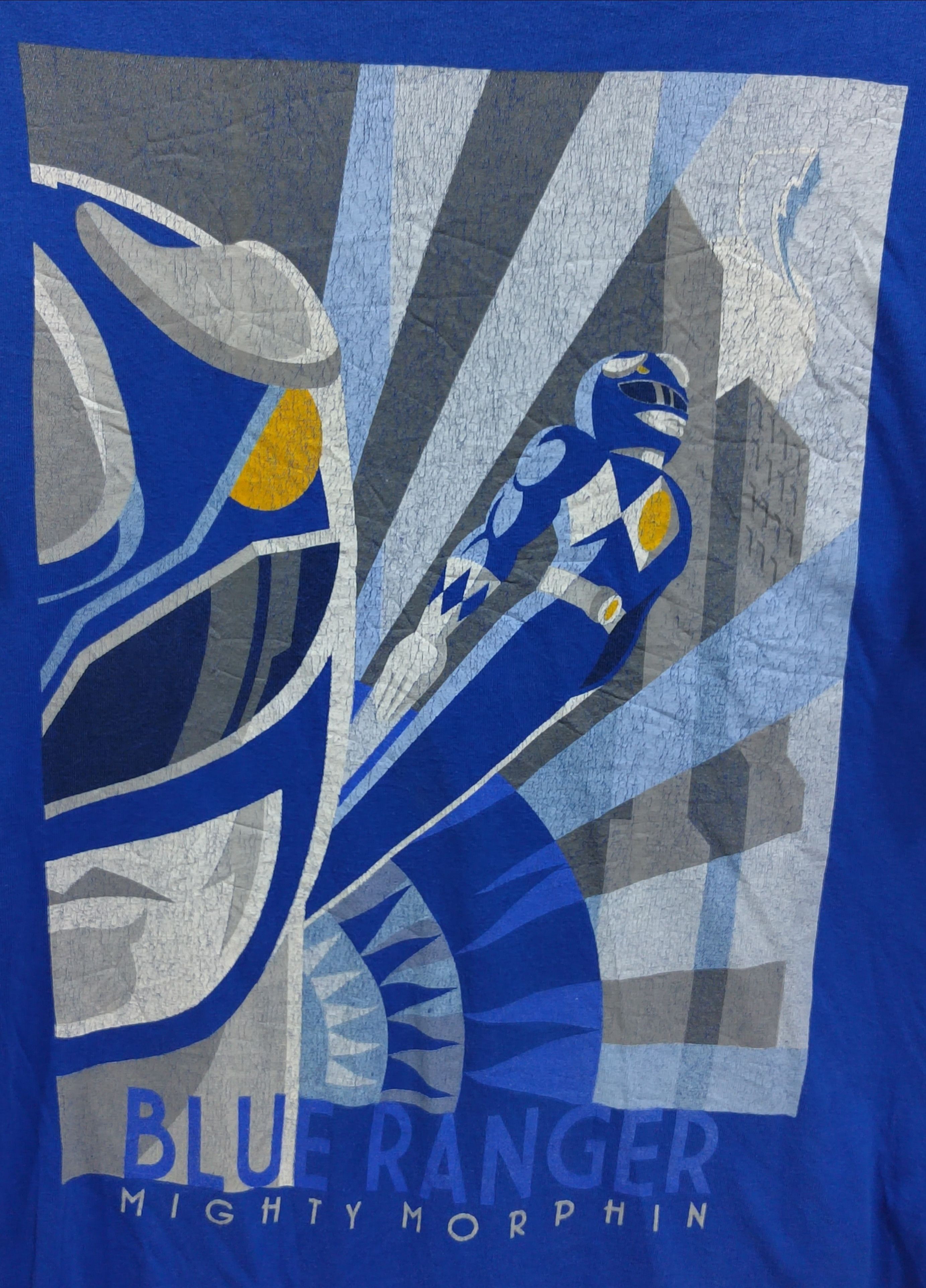 Cartoon Network × Japanese Brand × Vintage Vintage Power Rangers Blue Morphin Rare Size US M / EU 48-50 / 2 - 1 Thumbnail