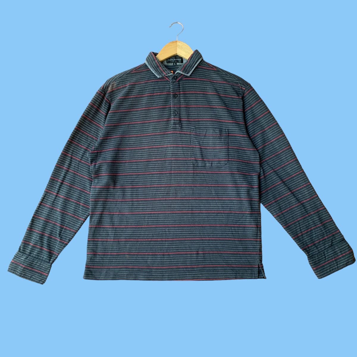 Japanese Brand × Kansai Yamamoto Vintage Kansai yamamoto longsleeve shirt Size US L / EU 52-54 / 3 - 1 Thumbnail
