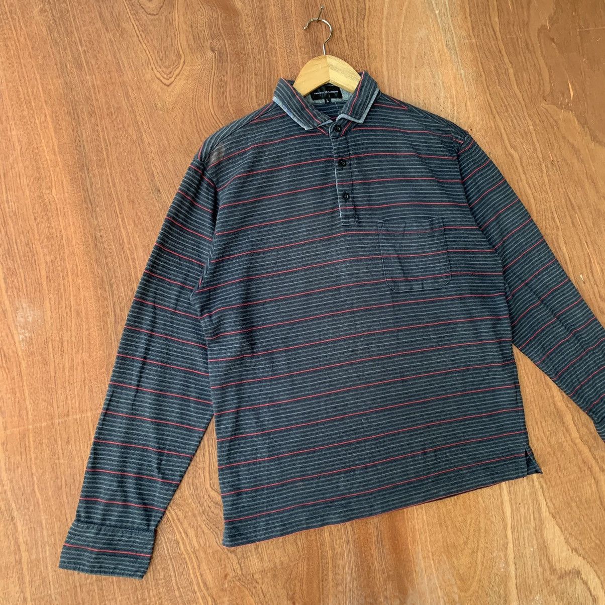 Japanese Brand × Kansai Yamamoto Vintage Kansai yamamoto longsleeve shirt Size US L / EU 52-54 / 3 - 3 Thumbnail