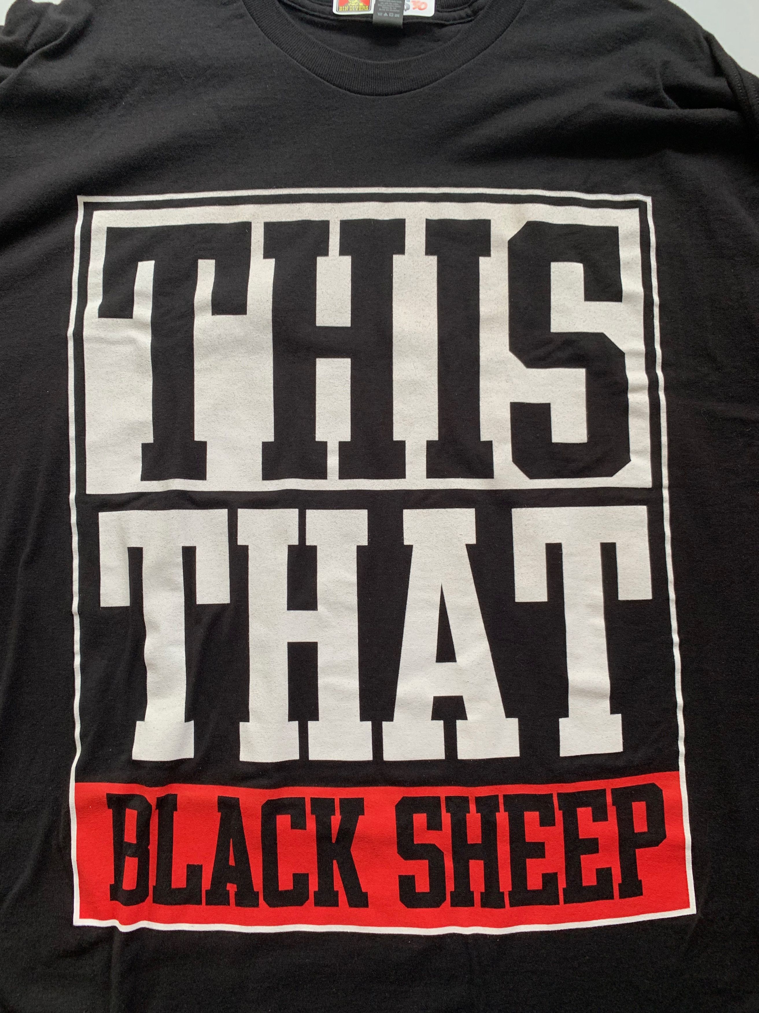 Vintage BLACK SHEEP THIS THAT DEAD STOCK RAP TEE | Grailed