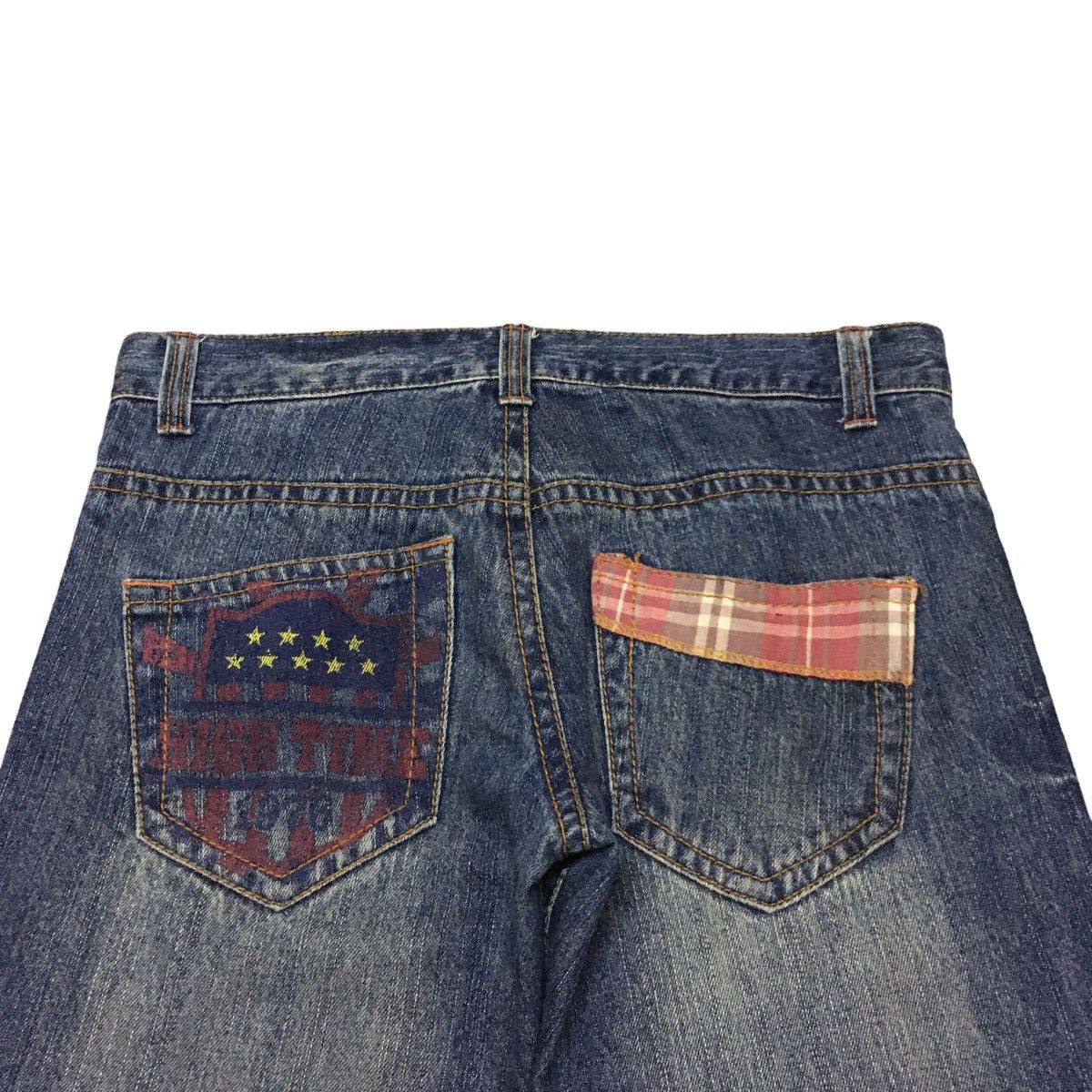 If Six Was Nine × Japanese Brand × Le Grande Bleu (L.G.B.) Rare Design Vintage Japanese Brand Distressed Jeans 1990s Size US 33 - 5 Thumbnail