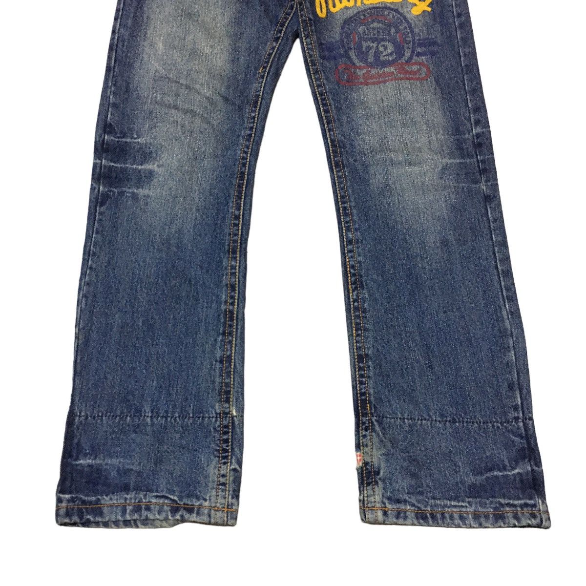 If Six Was Nine × Japanese Brand × Le Grande Bleu (L.G.B.) Rare Design Vintage Japanese Brand Distressed Jeans 1990s Size US 33 - 6 Thumbnail